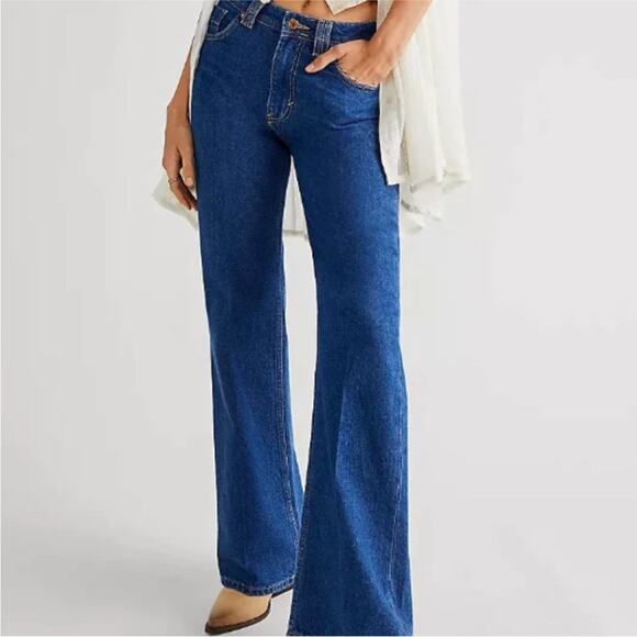 NWT Free People Ava High Rise Boot Cut Jeans Size 28 - Picture 2 of 11